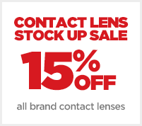 JCPenney Optical Contact Lens Stock-Up Sale 15% OFF